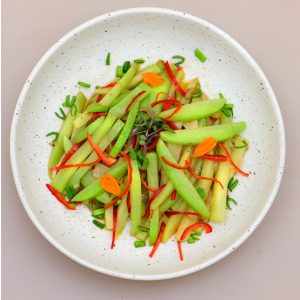 Bali pumpkin dish served at THIS IS BALI restaurant in Ubud, featuring sweet and savory Balinese flavors from one of the best restaurants in Ubud