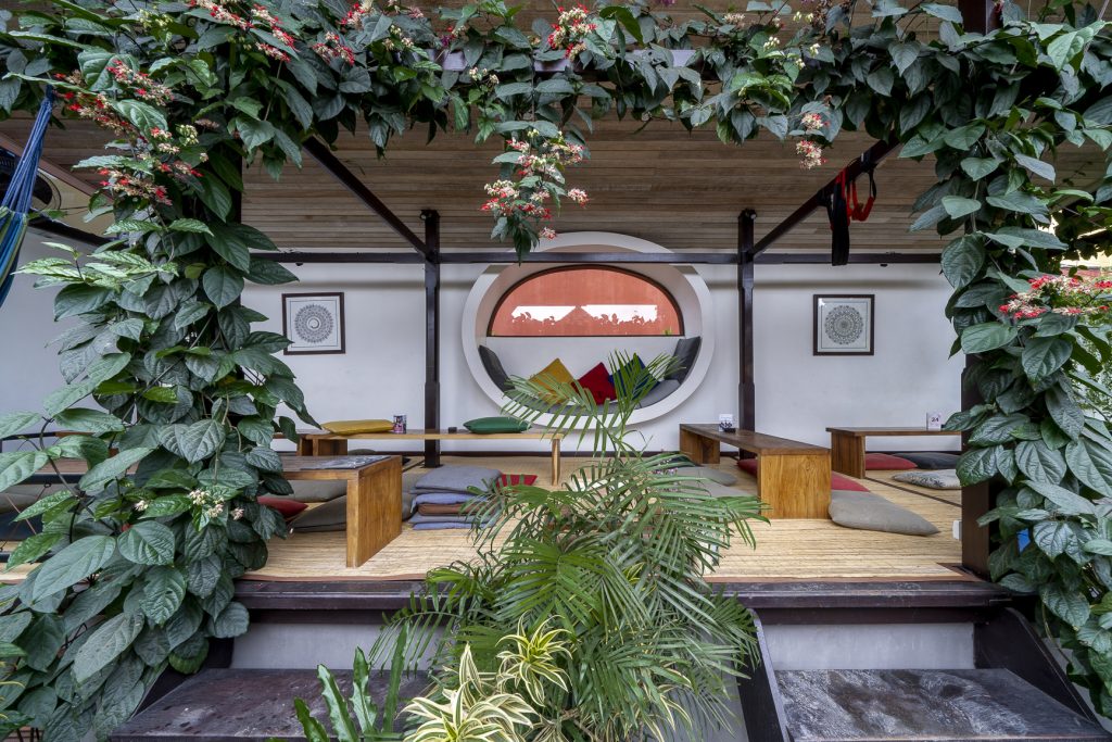 Sayuri Healing in a cafes with plant based on all their menu so thats make in a good place for vegan 