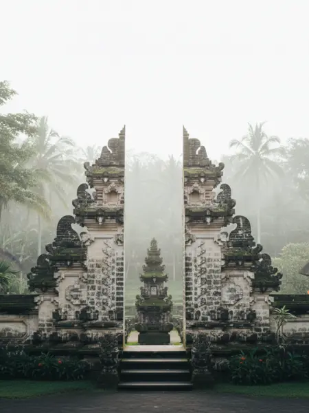 Ubud Travel Guide: Things to do in Ubud-Temples and Culture in Ubud  Traditional Balinese temple and cultural art scene in Ubud Bali, featuring stone carvings, offerings, and local heritage that reflect the rich culture in Ubud.