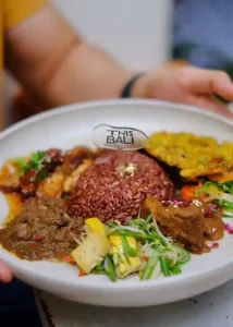 Nutritious Indonesian meals with fresh vegetables and lean protein served at THIS IS BALI Restaurant