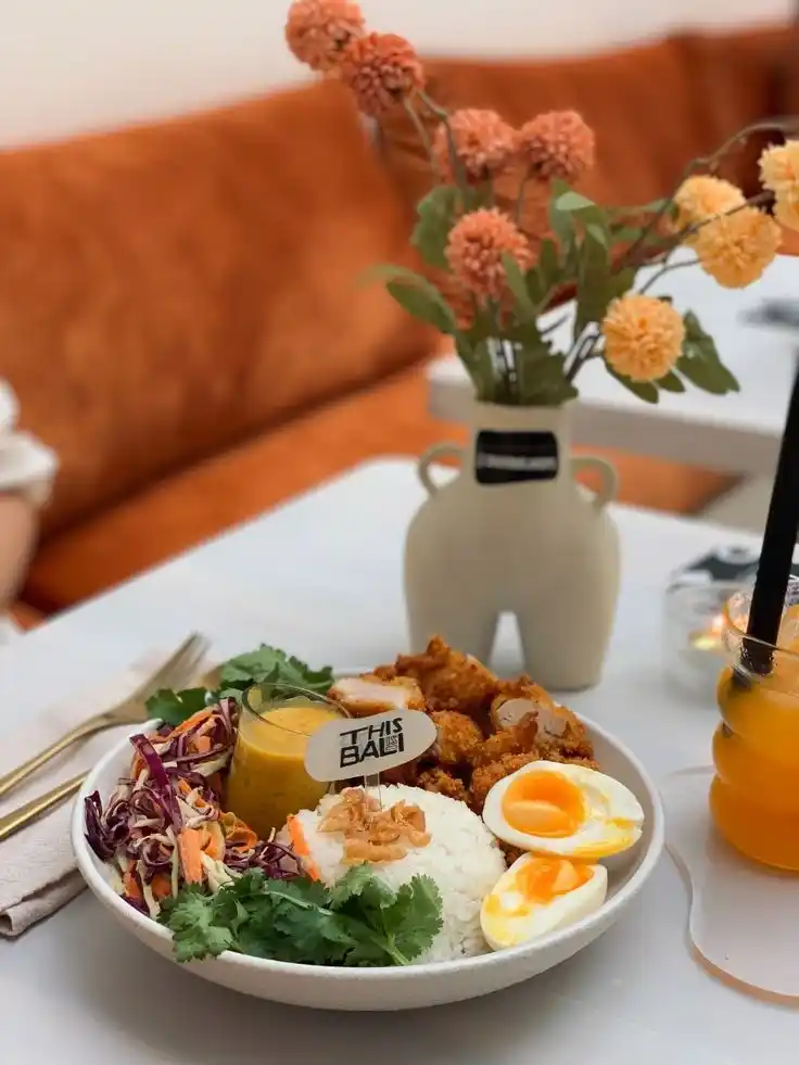 Authentic Balinese cuisine served in a cozy Ubud restaurant with tropical ambiance