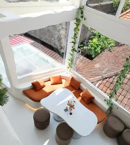 Eye-catching and aesthetic dining atmosphere at THIS IS BALI, top restaurant in Ubud