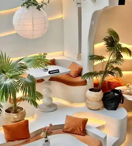 Classy and aesthetic restaurant setting at THIS IS BALI, top dining spot in Ubud